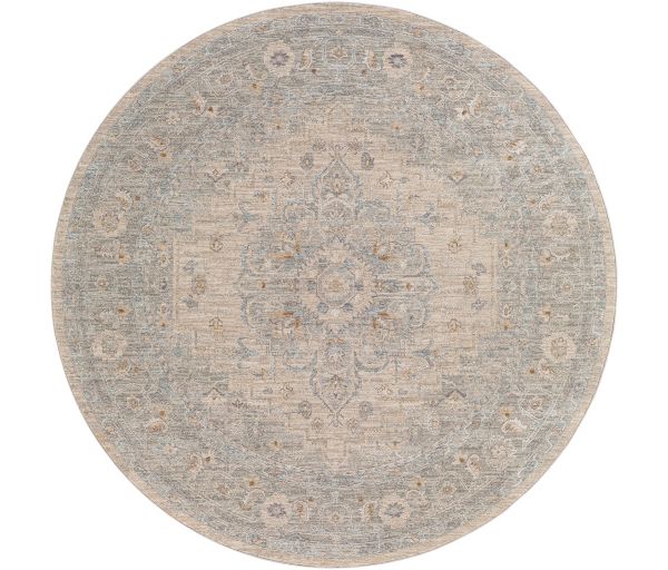 AVT2302-710RD 7 ft. 10 in. Avant Garde Machine Woven Round Rug - Multi Color