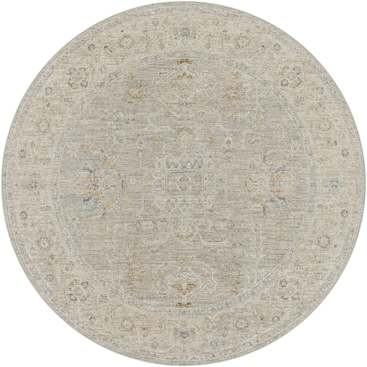 AVT2304-710RD 7 ft. 10 in. Avant Garde Machine Woven Round Rug, Multi Color