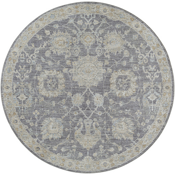 AVT2306-710RD 7 ft. 10 in. Avant Garde Machine Woven Round Rug - Multi Color