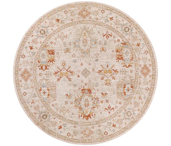 AVT2311-67RD 6 ft. 7 in. Avant Garde Machine Woven Round Rug - Multi Color