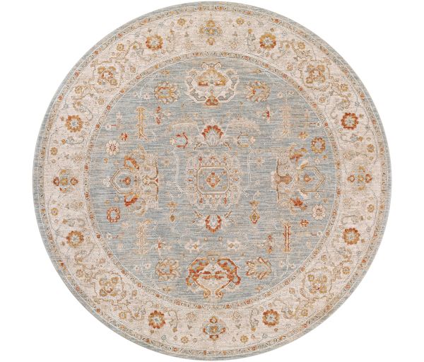 AVT2318-67RD 6 ft. 7 in. Avant Garde Machine Woven Round Rug - Multi Color