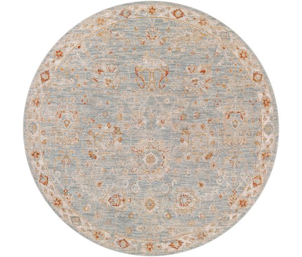 AVT2322-67RD 6 ft. 7 in. Avant Garde Machine Woven Round Rug - Multi Color
