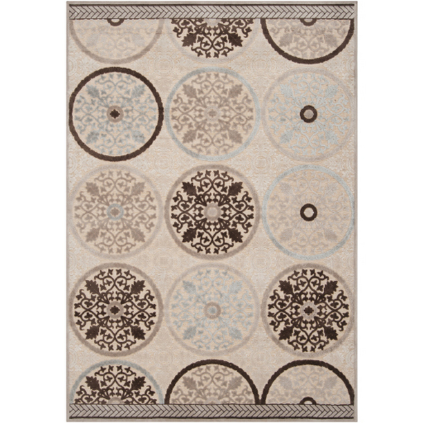 CLA6601-457 4 ft. x 5 ft. 7 in. Clay Machine Woven Rectangle Rug