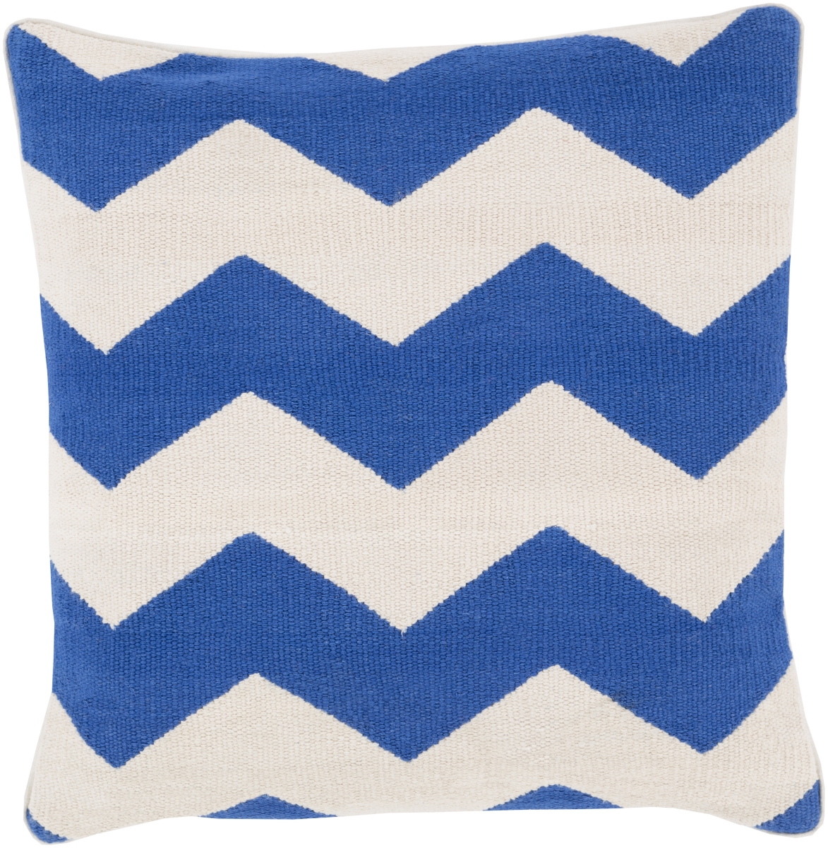 BD003-2020P 20 x 20 in. Bold Geo Pillow Kit, Light Gray & Blue