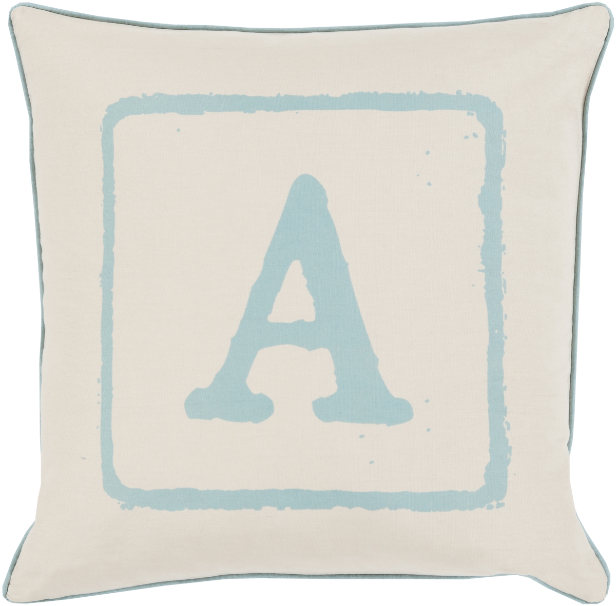 BKB022-2020P 20 x 20 in. Big Kid Blocks Square Pillow Kit, Teal
