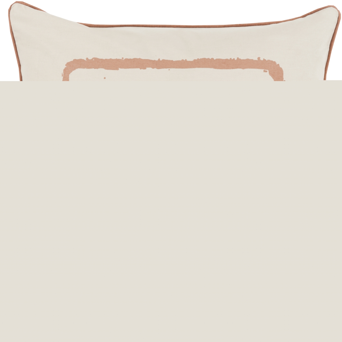 BKB023-2020D 20 x 20 in. Big Kid Blocks Pillow Kit, Beige & Brown