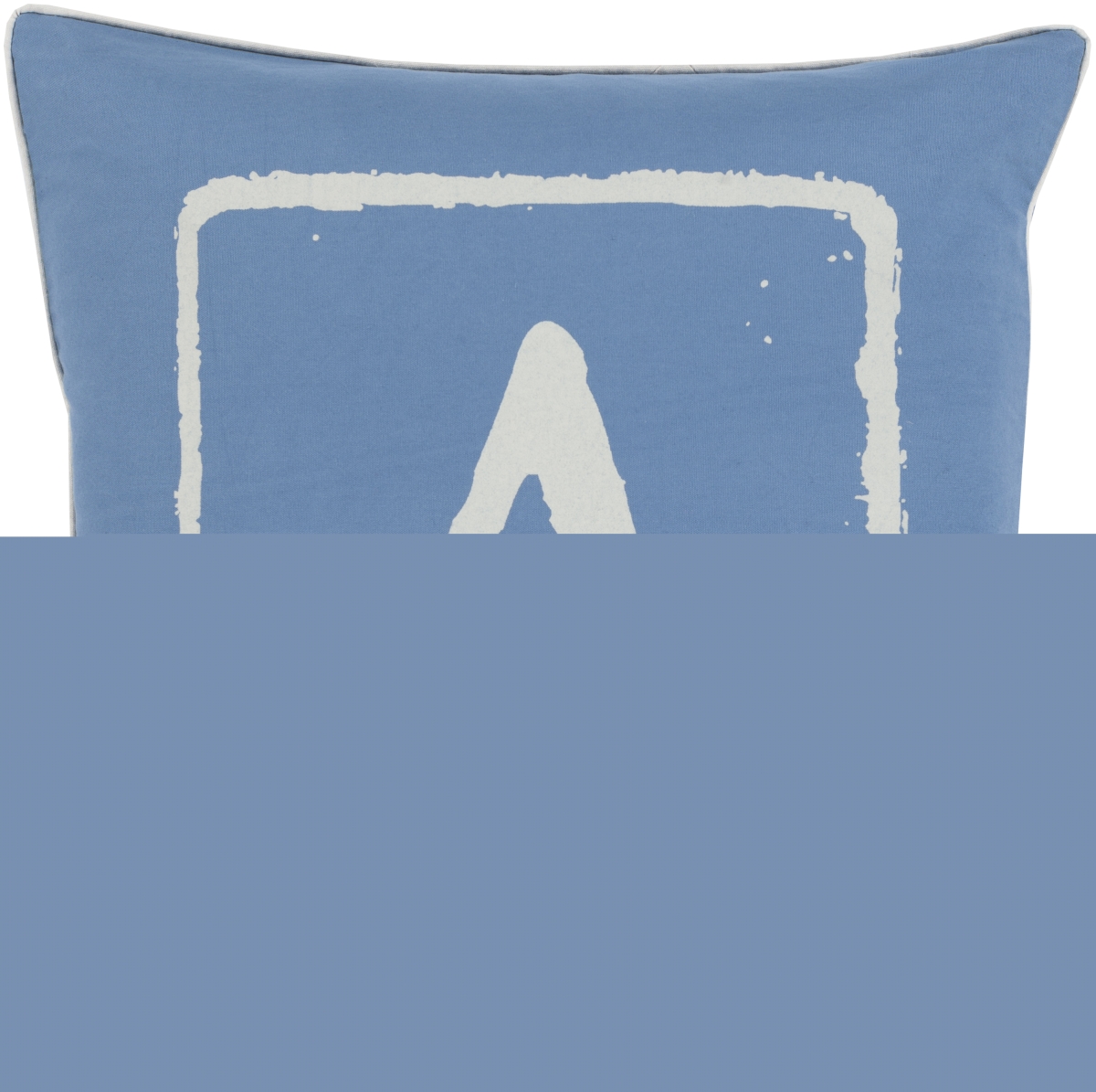 BKB024-2020D 20 x 20 in. Big Kid Blocks Pillow Kit, Blue & Oatmeal