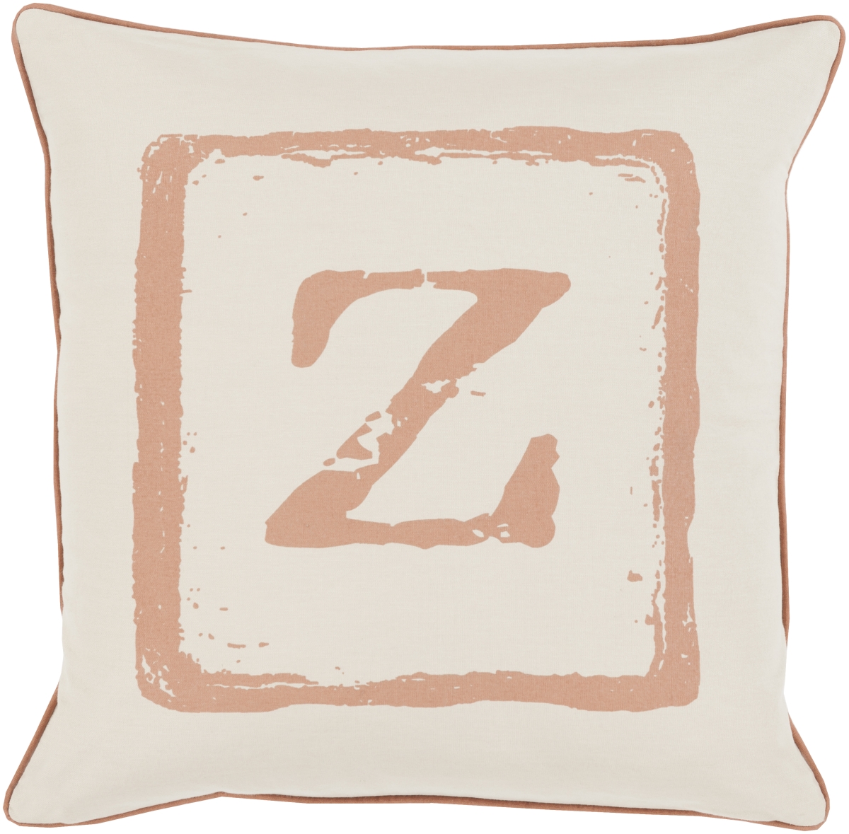 BKB030-2020D 20 x 20 in. Big Kid Blocks Square Pillow Kit, Brown