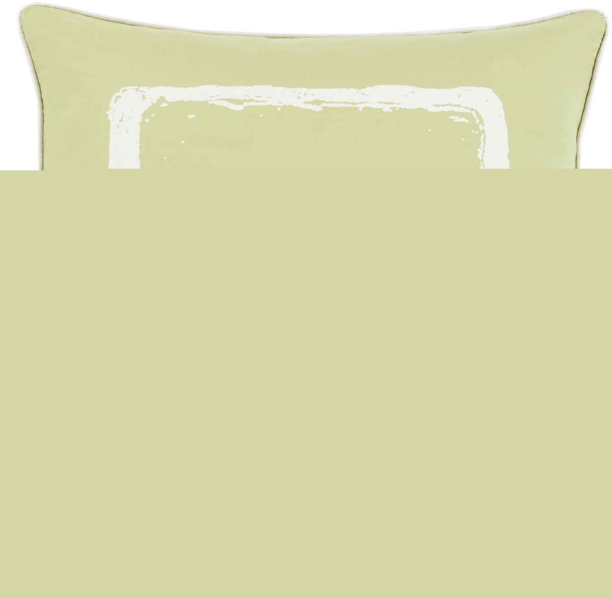 BKB035-2020D 20 x 20 in. Big Kid Blocks Pillow Kit, Cream & Light Olive