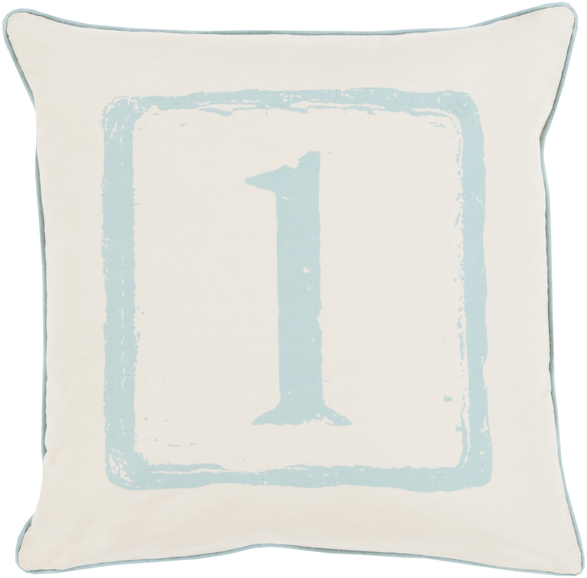 BKB036-2020P 20 x 20 in. Big Kid Blocks Pillow Kit, Beige & Teal