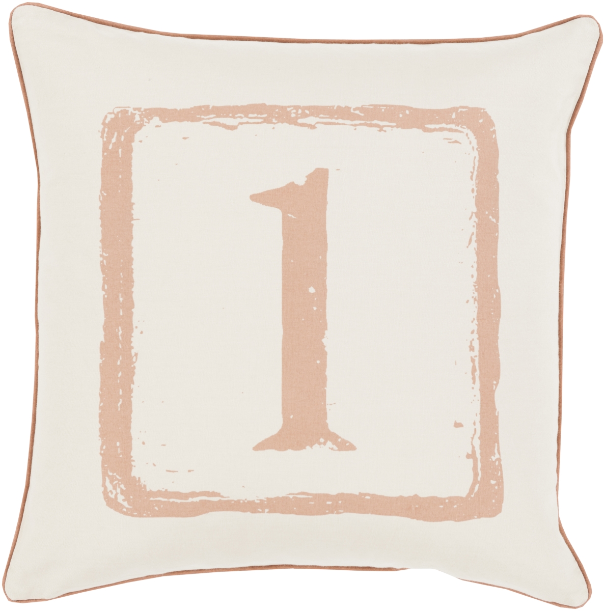 BKB037-2020P 20 x 20 in. Big Kid Blocks Pillow Kit, Beige & Brown