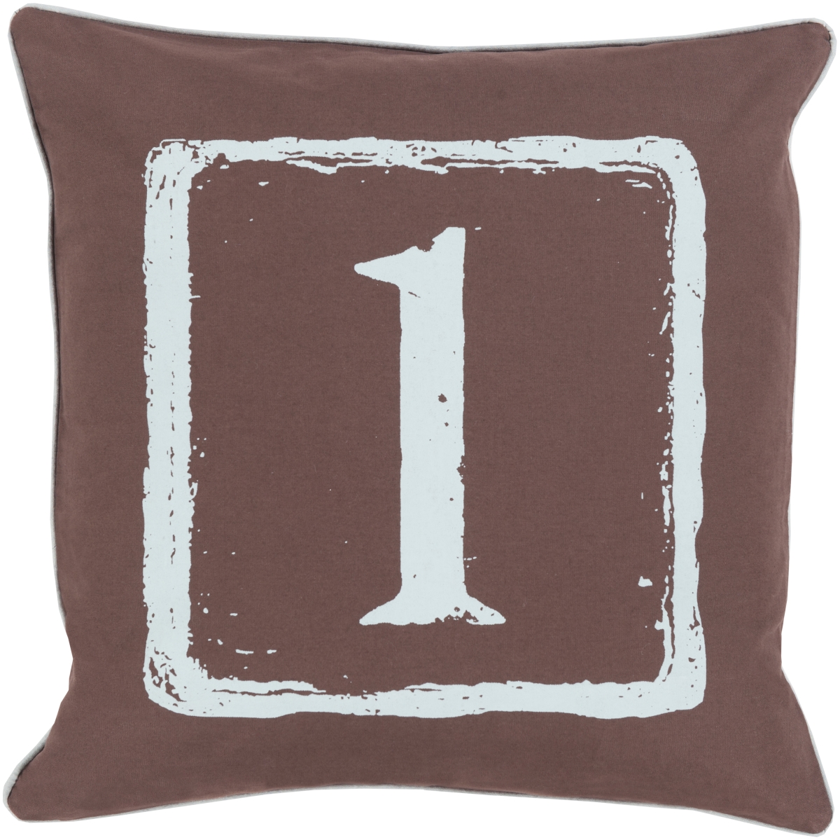 BKB041-2020D 20 x 20 in. Big Kid Blocks Square Pillow Kit, Ice Blue