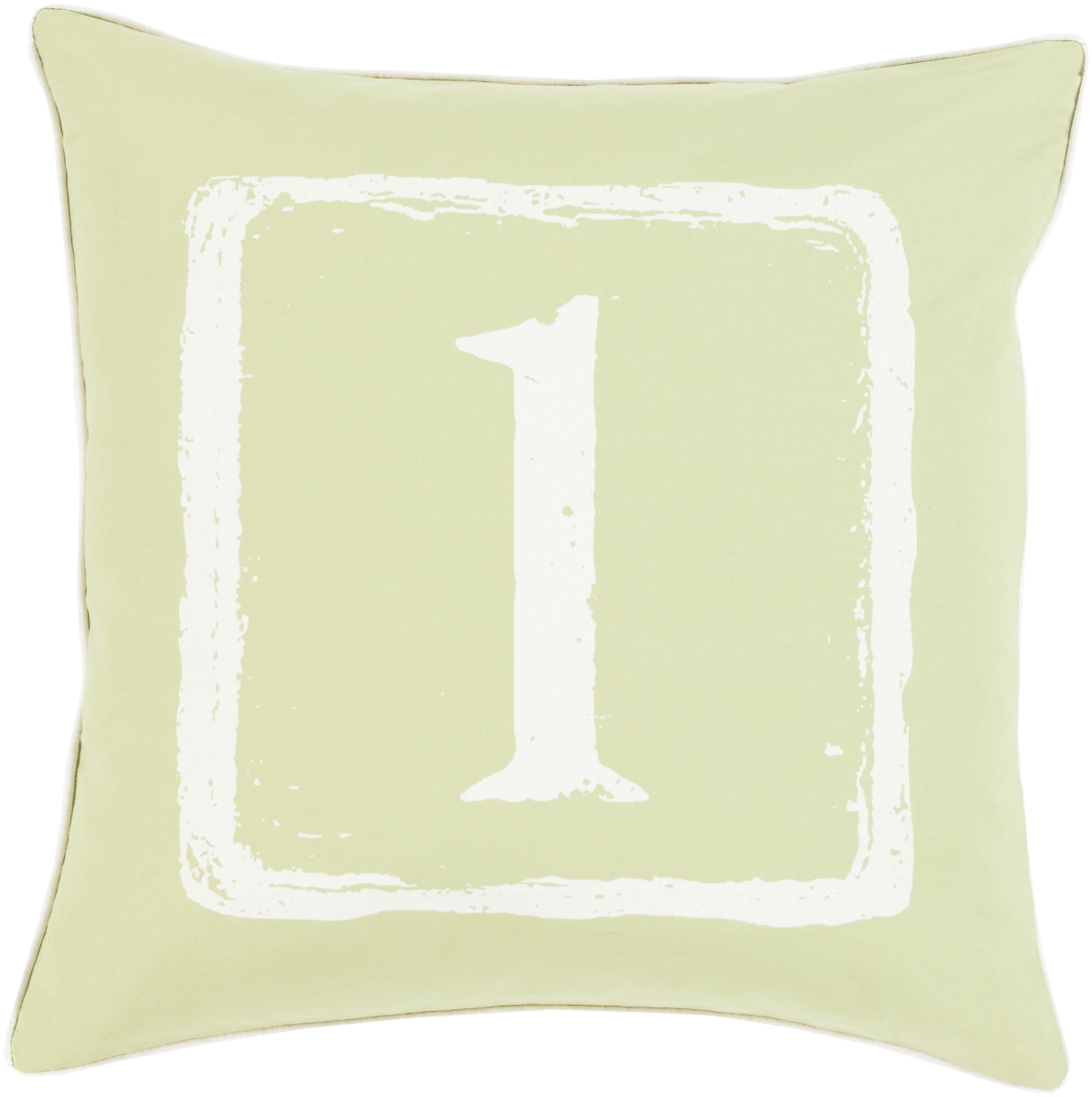 BKB042-2020D 20 x 20 in. Big Kid Blocks Pillow Kit, Light Olive & Cream