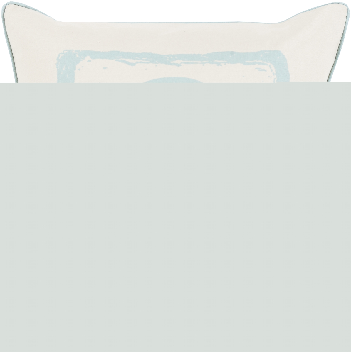 BKB043-1818D 18 x 18 in. Big Kid Blocks Pillow Kit, Teal & Beige