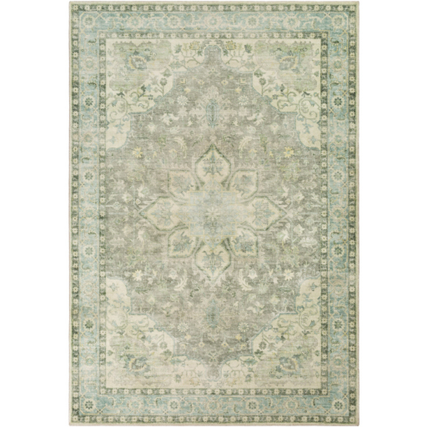 ERN2309-23 2 x 3 ft. Erin Machine Woven Rectangle Rug - Multi Color