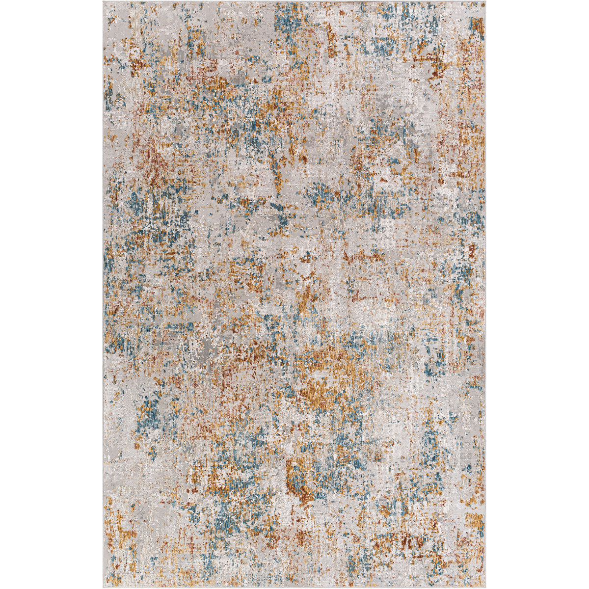 CRL2316-912 9 x 12 ft. Carmel Rectangle Area Rug, Medium Gray & Taupe