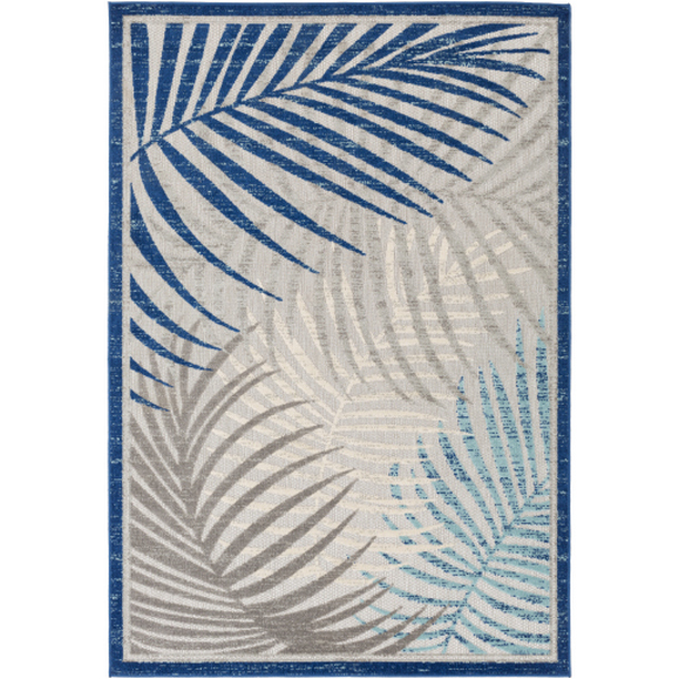 BSR2312-4357 4 ft. 3 in. x 5 ft. 7 in. Big Sur Machine Woven Rectangle Rug - Multi Color -  Livabliss