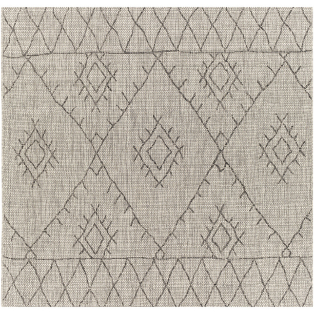 EAG2328-67SQ 6 ft. 7 in. Eagean Machine Woven Square Rug - Multi Color