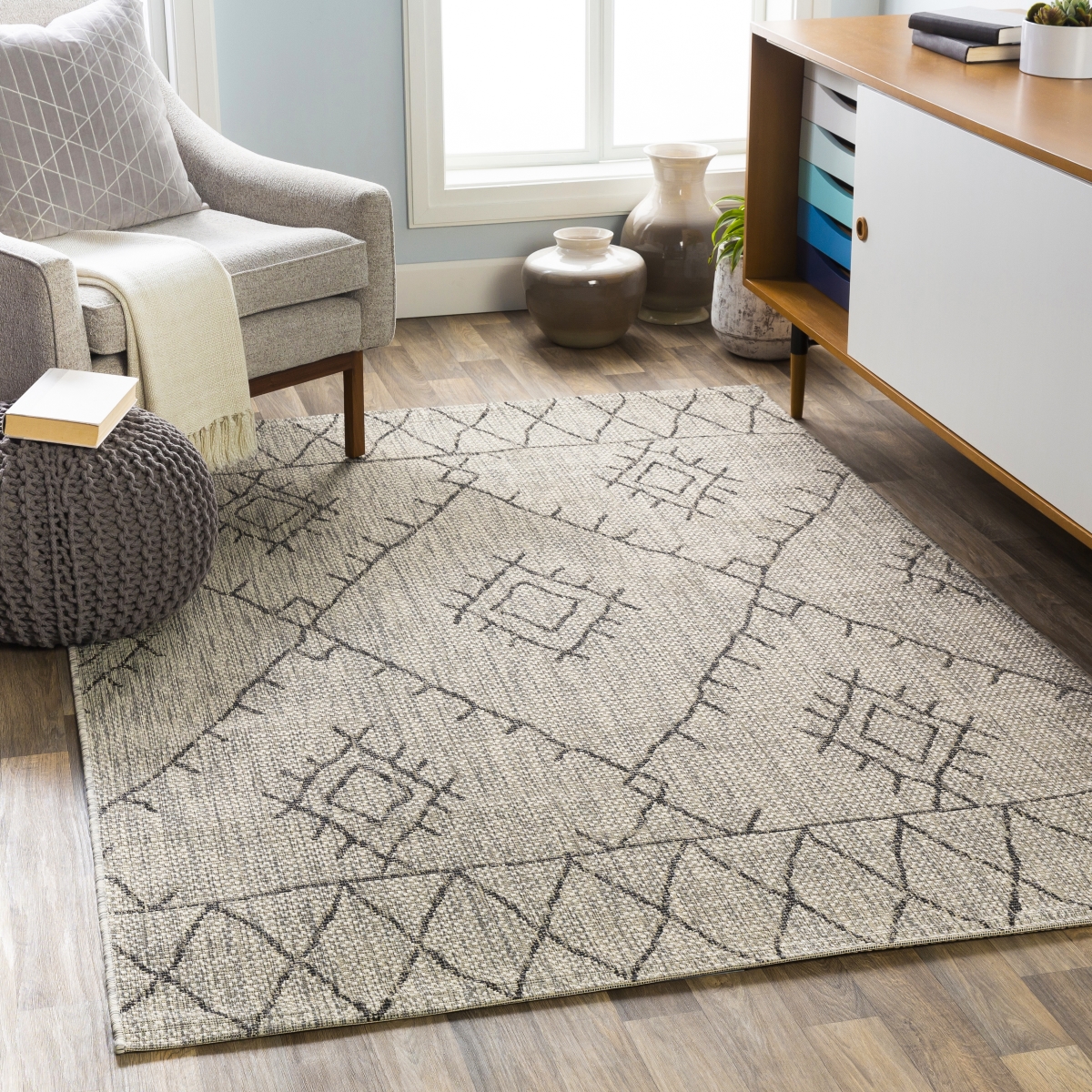 EAG2328-710SQ 7 ft. 10 in. Eagean Square Rug, Multi Color
