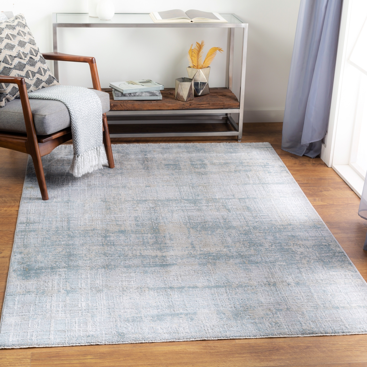 BWK2301-23 2 x 3 ft. Brunswick Machine Wooven Rectangular Rug, Multi Color