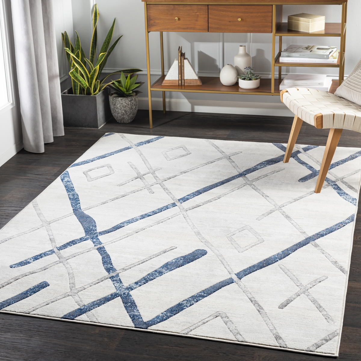 Picture of Surya RMY2304-71010 7 ft. 10 in. x 10 ft. Remy Machine Woven Contemporary Rectangle Rug&#44; Multi Color