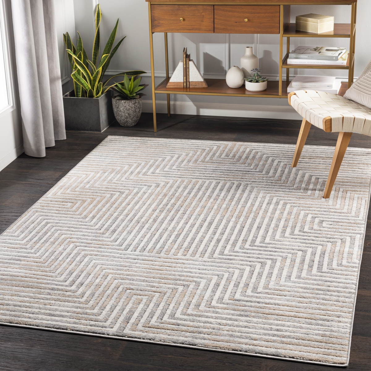 Picture of Surya RMY2307-71010 7 ft. 10 in. x 10 ft. Remy Machine Woven Modern Rectangle Rug&#44; Multi Color