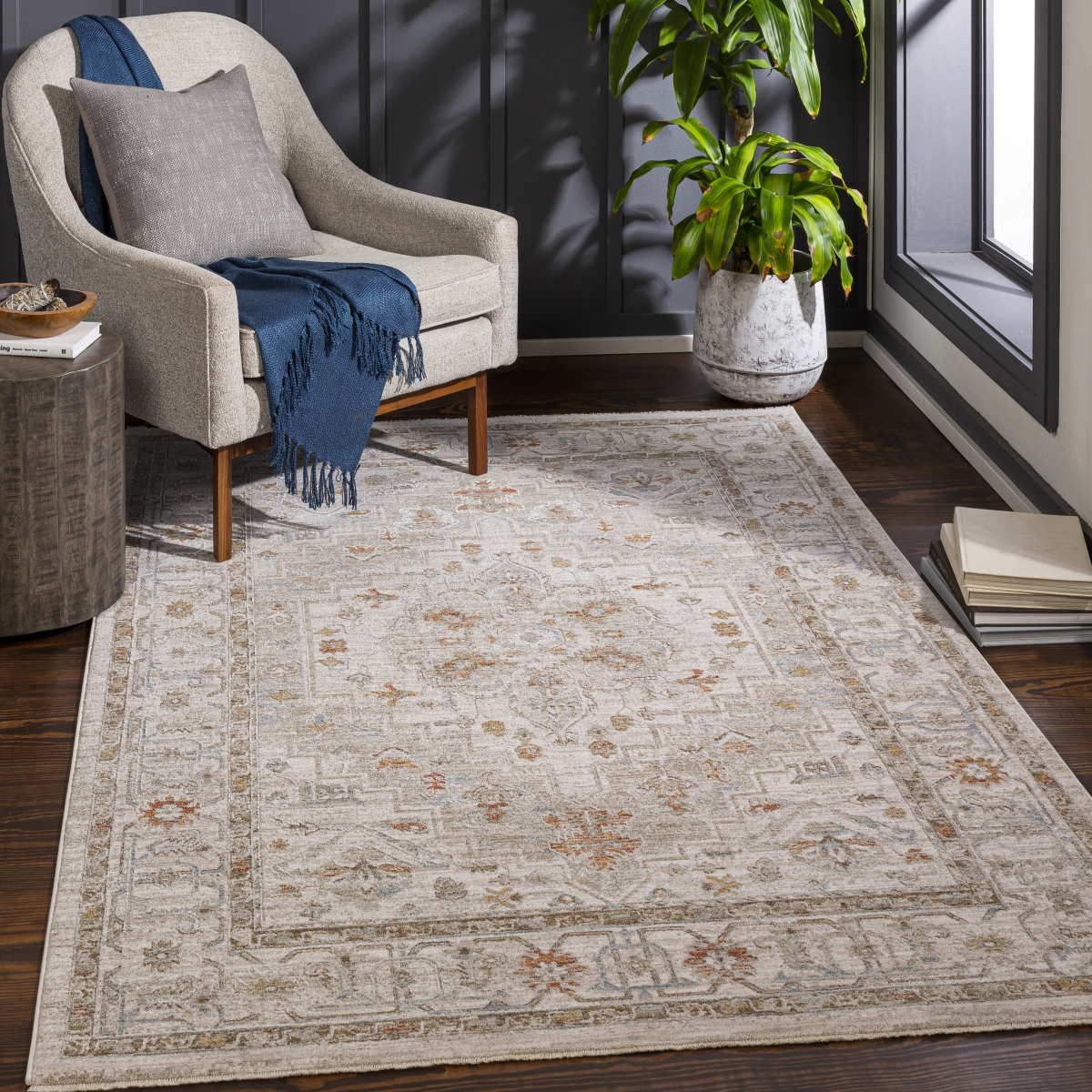 AVT2313-23 2 x 3 ft. Avant Garde Rectangle Area Rug, Multi Color