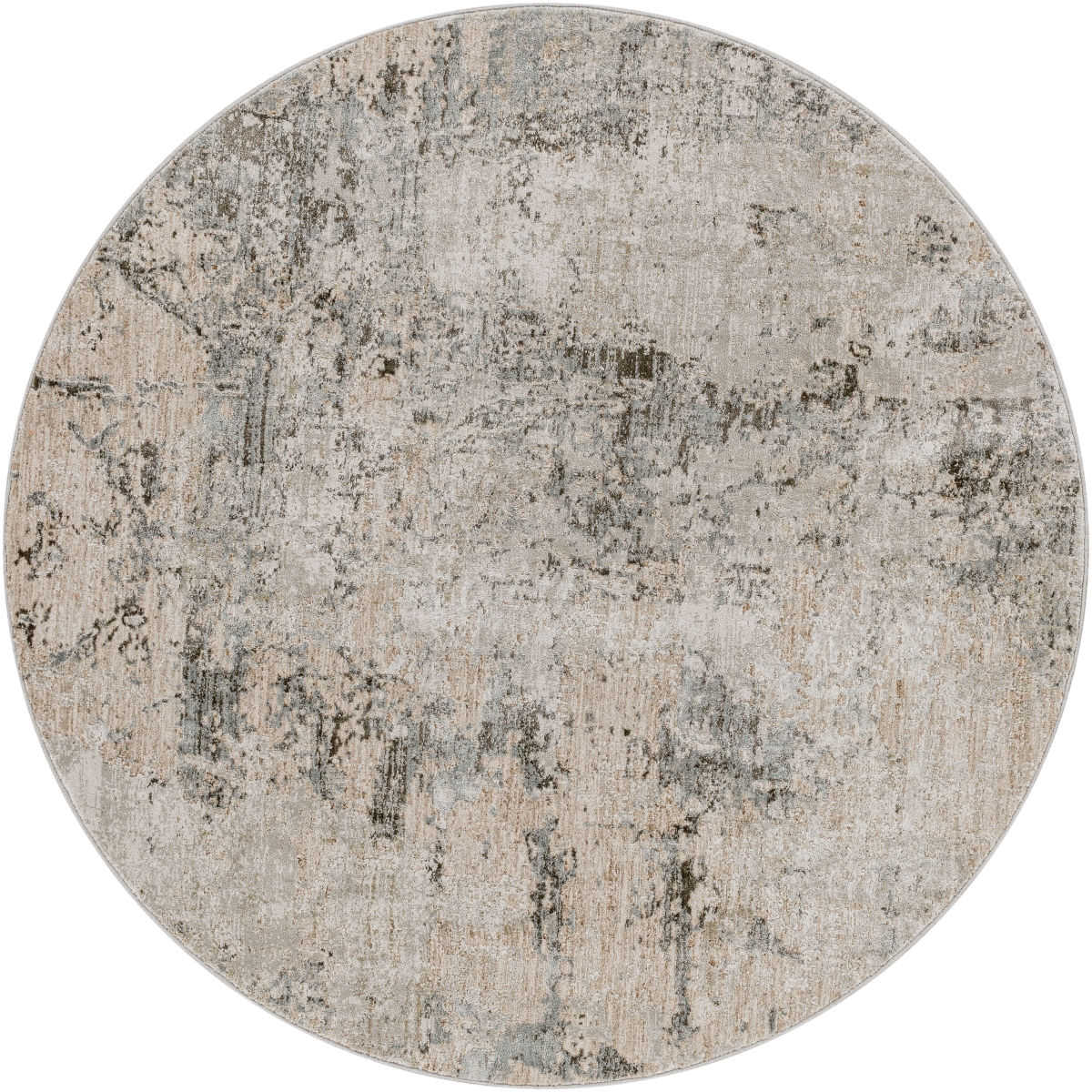BWK2308-710RD 7 ft. 10 in. Brunswick Machine Woven Round Rug, Multi Color