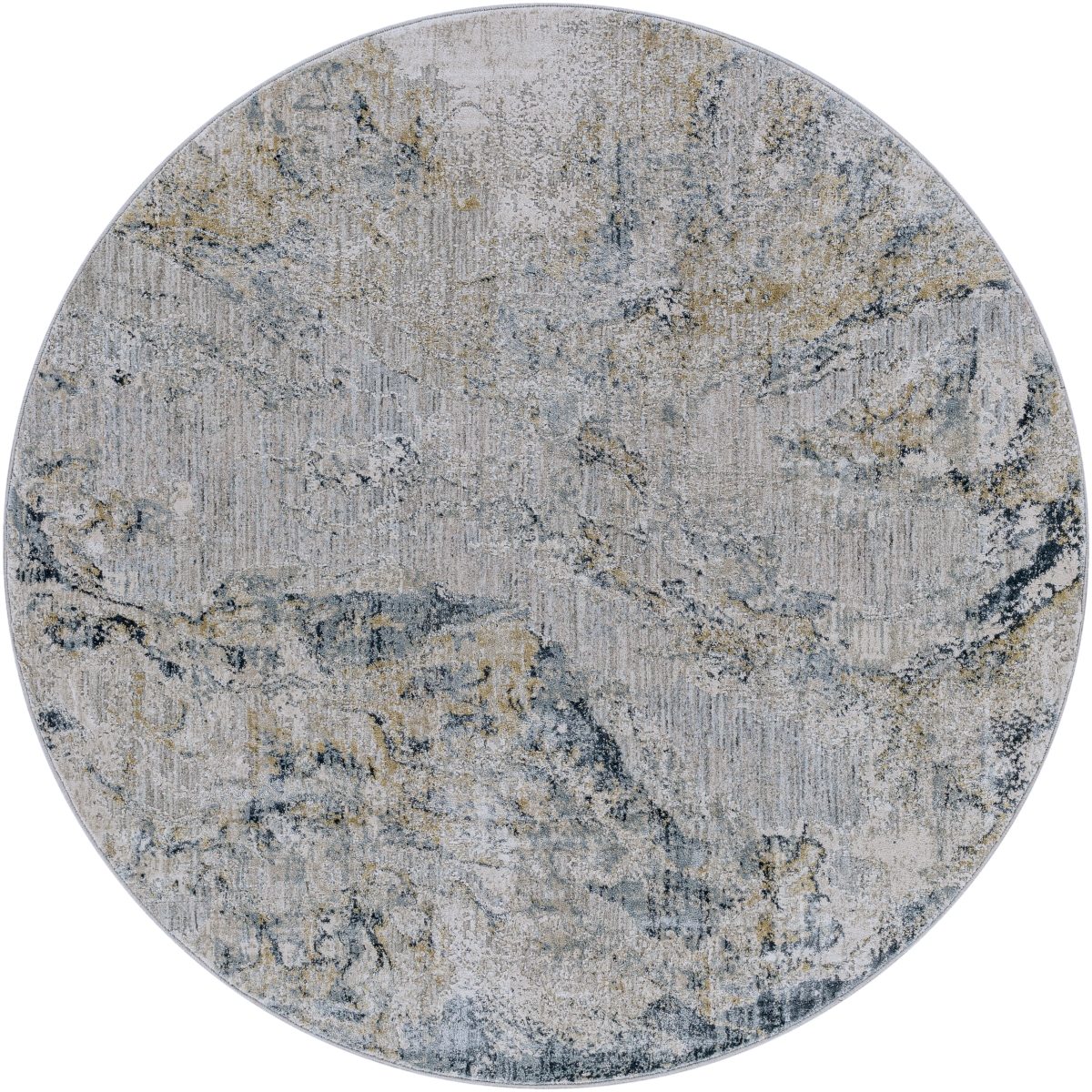 BWK2309-710RD 7 ft. 10 in. Brunswick Machine Woven Round Rug, Multi Color