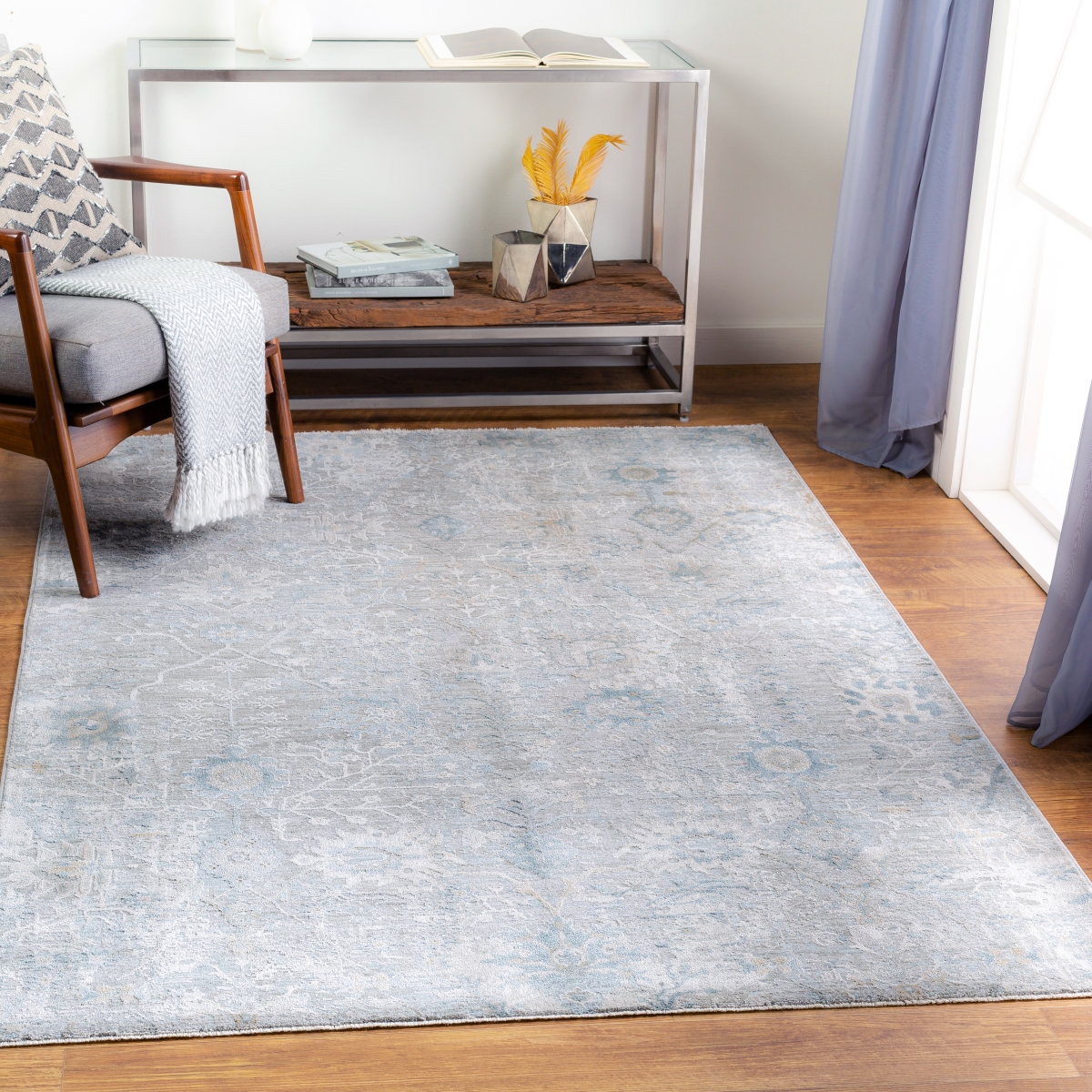 BWK2315-53RD 5 ft.3 in. Brunswick Round Area Rug, Multi Color
