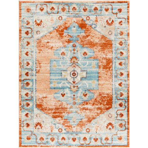 TVZ2331-71010 7 ft. 10 in. x 10 ft. Tevazu Rectangle Area Rug, Multi Color