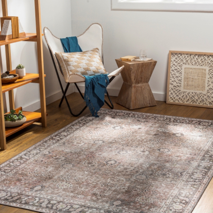 CLN2300-2712 2 ft. 7 in. x 12 ft. Colin Machine Woven Rug, Multi Color