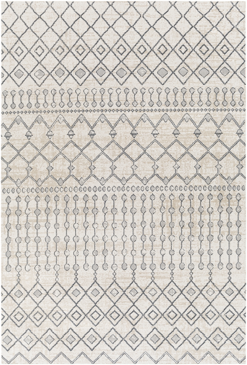 LVR2339-537 5 ft. 3 in. x 7 ft. Lavadora Machine Woven Area Rug