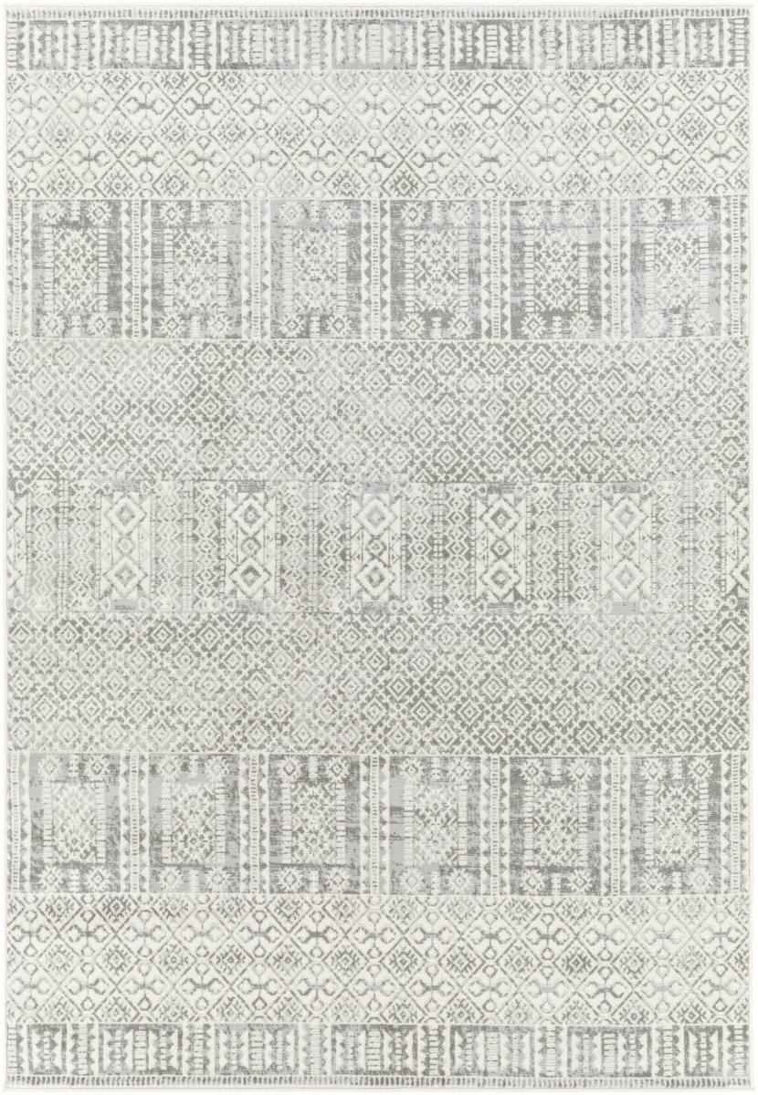 PSS2344-679 6 ft. 7 in. x 9 ft. Pisa Machine Woven Global Rectangle Area Rug, Multi Color