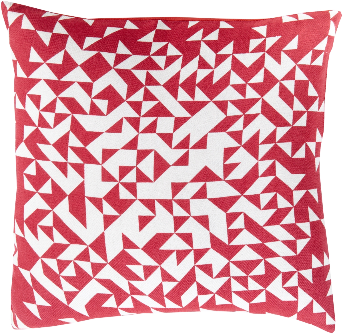 TO004-2020D 20 x 20 in. Teori Woven Pillow Kit, Red & White