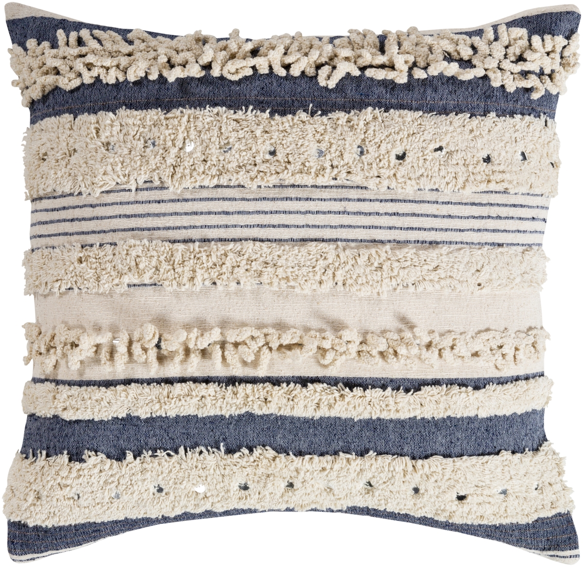 TMA006-2020D 20 x 20 in. Temara TMA-006 Pillow Cover with Down Insert, Multi Color