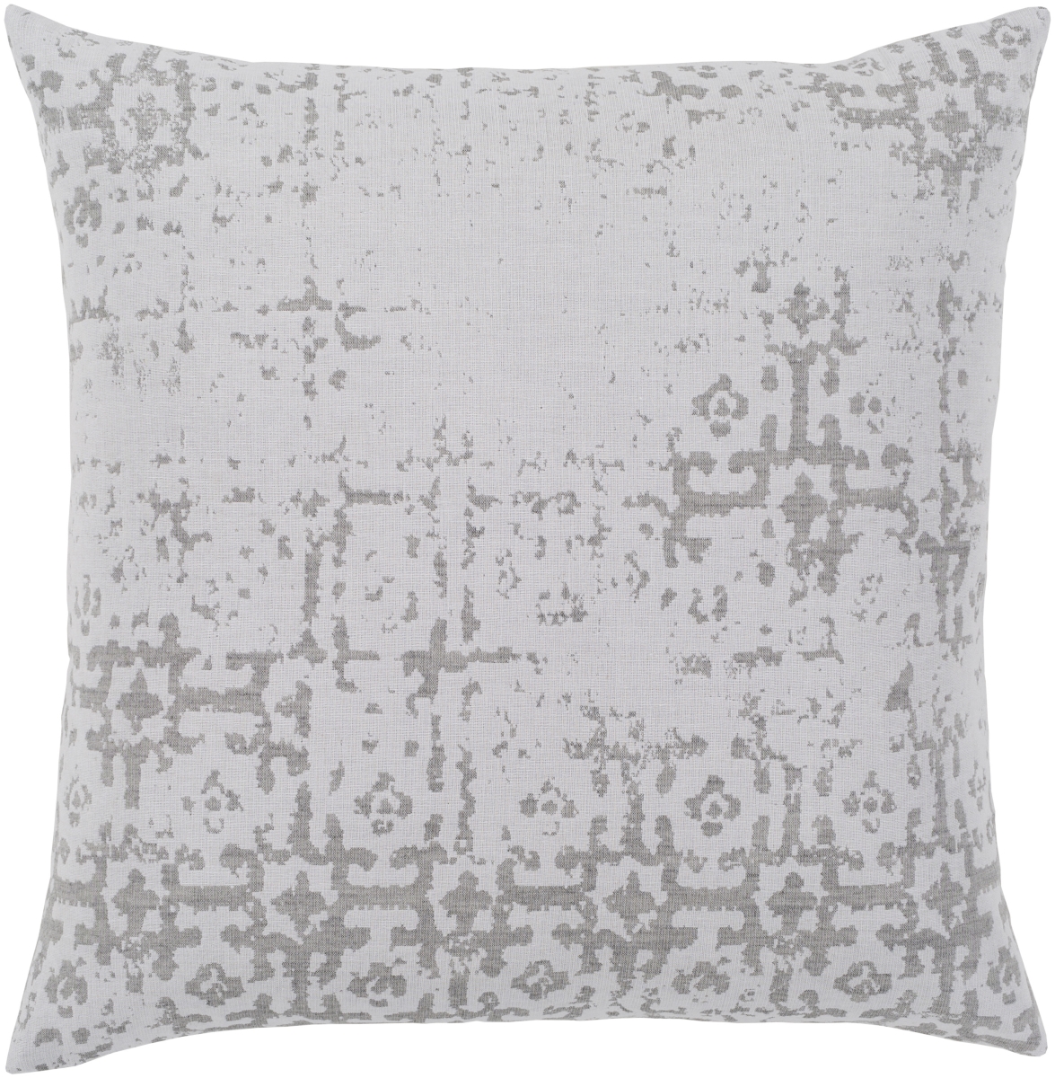 ASR001-1818P 18 x 18 in. Abstraction Square Pillow Kit, Light Grey