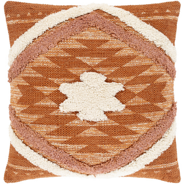 LCH003-1818D 18 x 18 in. Lachlan Hand Woven Pillow Kit - Multi Color