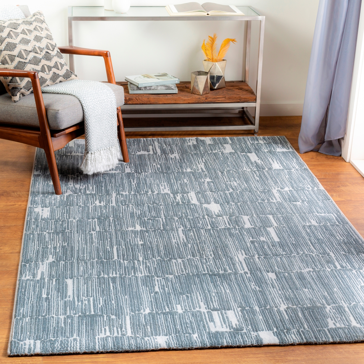 AVH2302-91210 9 ft. x 12 ft. 10 in. Avshar Rectangle Area Rug, Gray