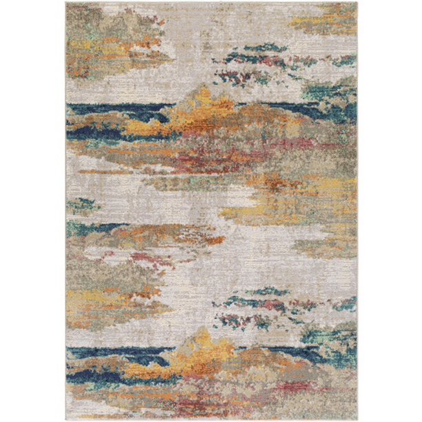 ILS2302-912 9 x 12 ft. Illusions Machine Woven Rectangle Rug - Multi Color