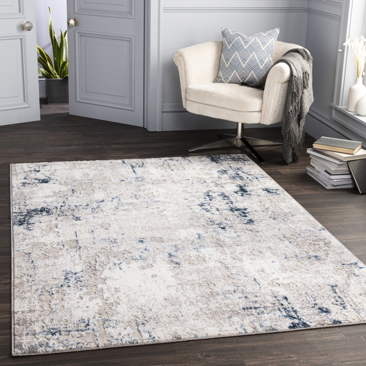 LSR2315-912 9 x 12 ft. Lustro Rectangle Area Rug, Multi Color