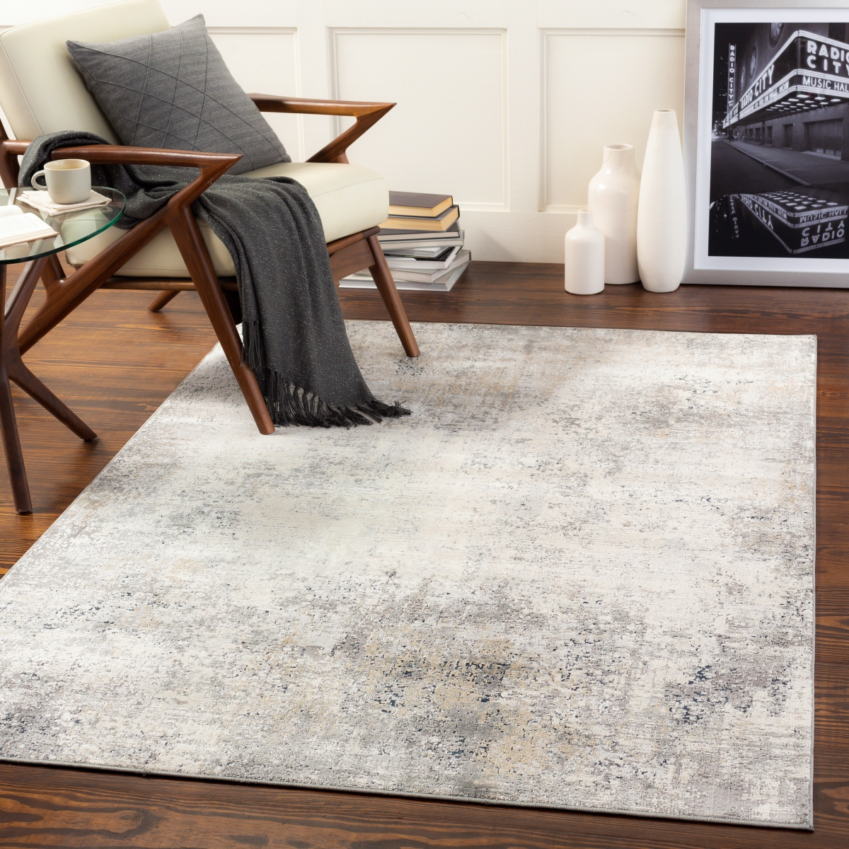NLD2314-23 2 x 3 ft. Machine Wooven Norland Rectangular Rug, Multi Color