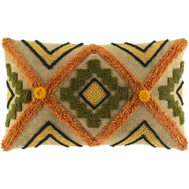 DCL002-1220 12 x 20 in. Declan Knitted Pillow Cover - Multi Color