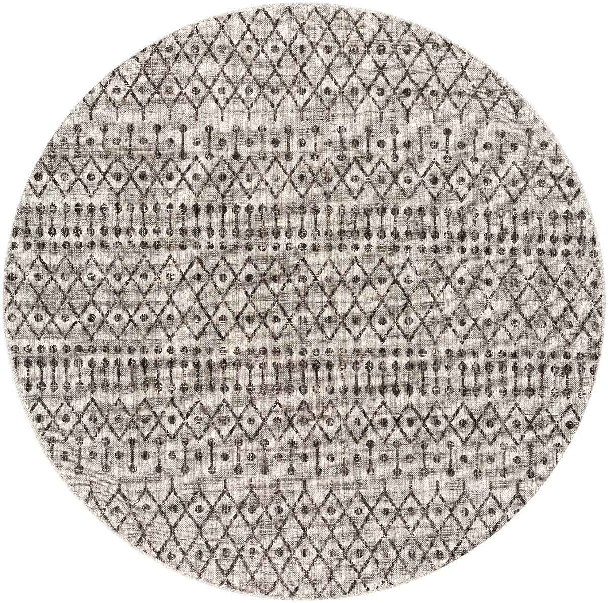 EAG2334-67RD 6 ft. 7 in. Eagean EAG-2334 Round Area Rug, Multi Color