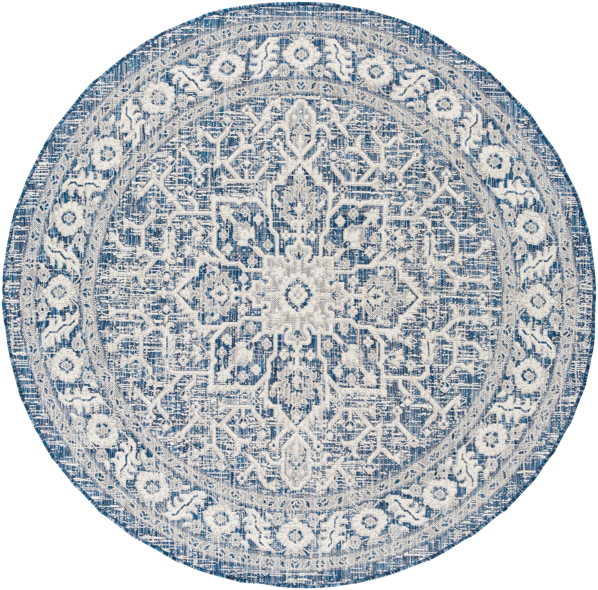 EAG2336-53RD 5 ft. 3 in. Eagean EAG-2336 Round Area Rug, Multi Color