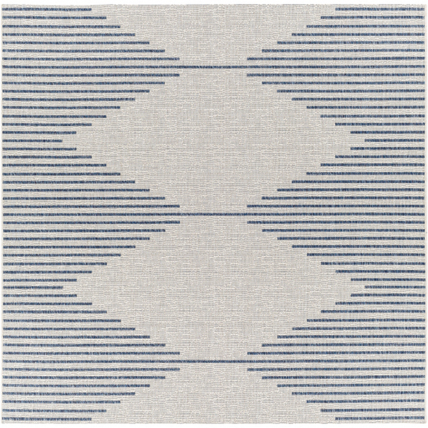 EAG2349-67SQ 6 ft. 7 in. Eagean Machine Woven Square Rug - Multi Color