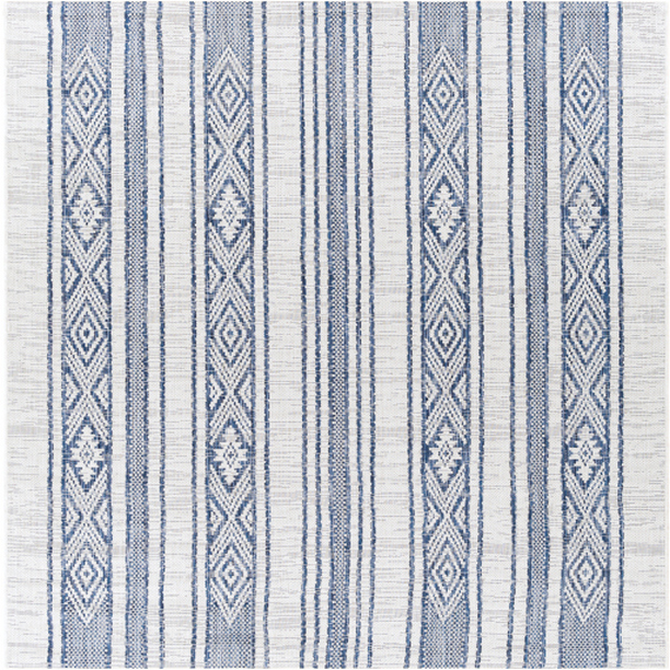 EAG2351-67SQ 6 ft. 7 in. Eagean Machine Woven Square Rug - Multi Color