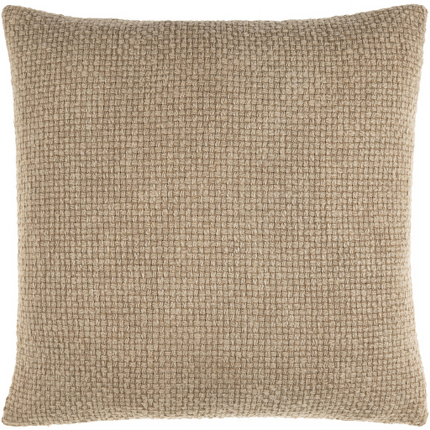 WTE003-2020D 20 x 20 in. Washed Texture Woven Pillow Kit - Wheat