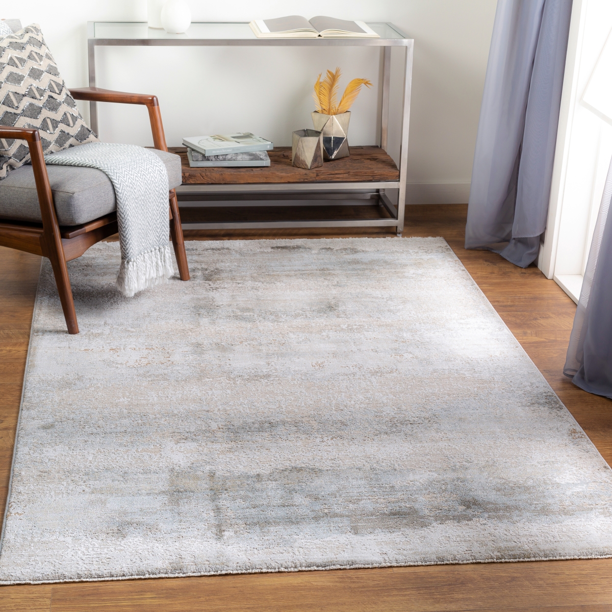 BWK2305-23 2 x 3 ft. Brunswick Rectangle Area Rug, Taupe
