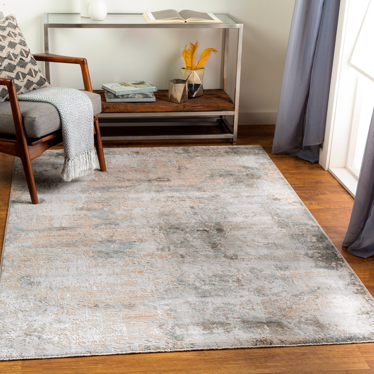 BWK2308-23 2 x 3 ft. Brunswick Rectangle Area Rug, Multi Color